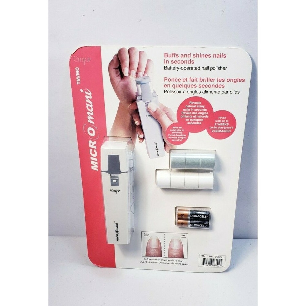 Emjoi Micro Mani Manicure Buffs and Shines Nails